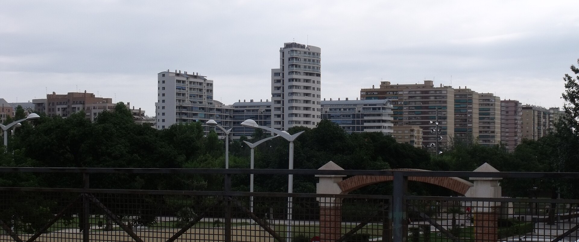 Vue du quartier moderne de Campanar